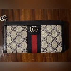 Gucci Ophidia Zip Around Wallet